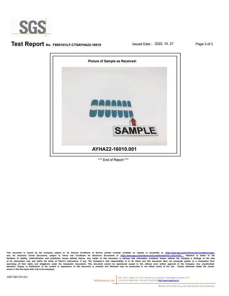 SGS Test Report