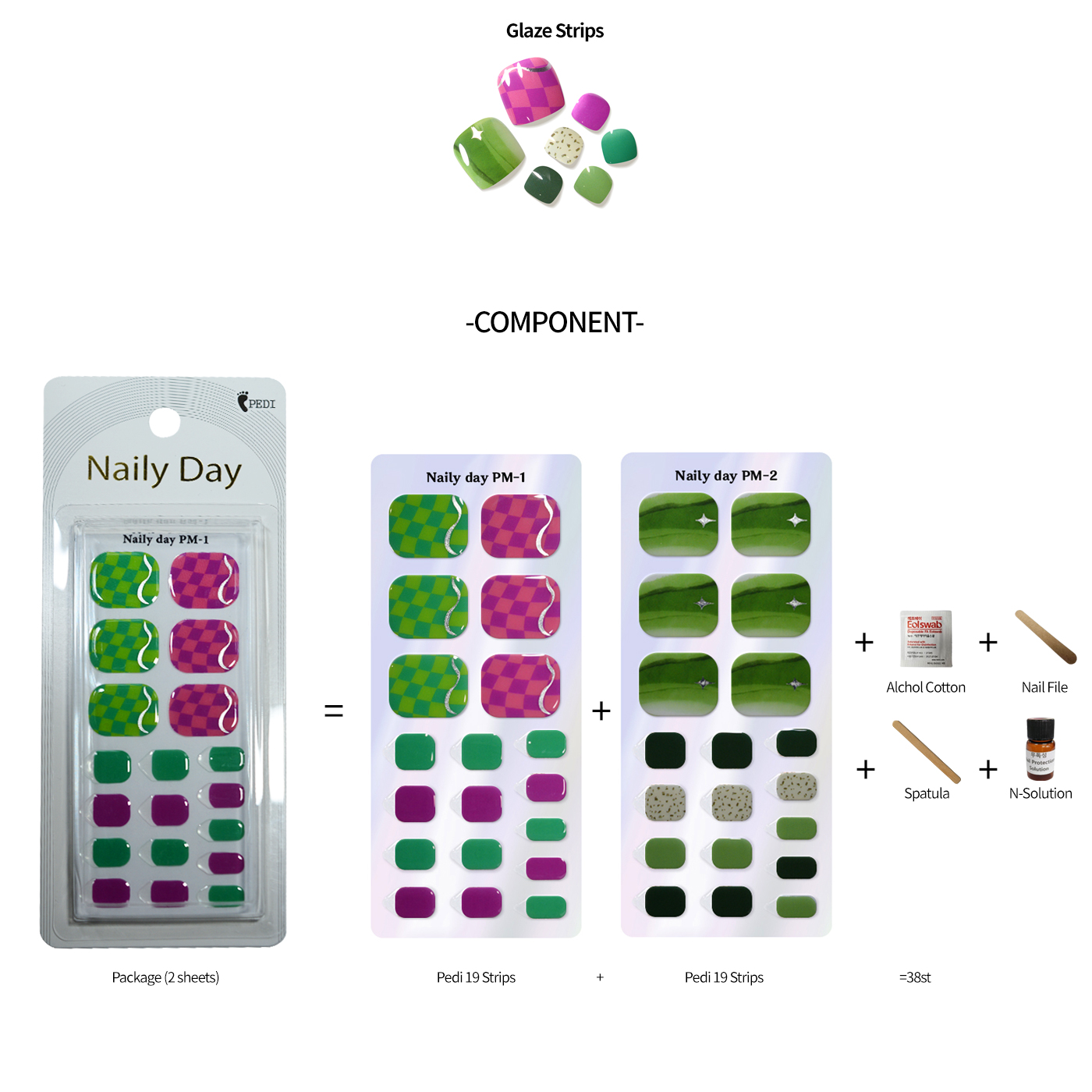 Pedi Product Composition Image